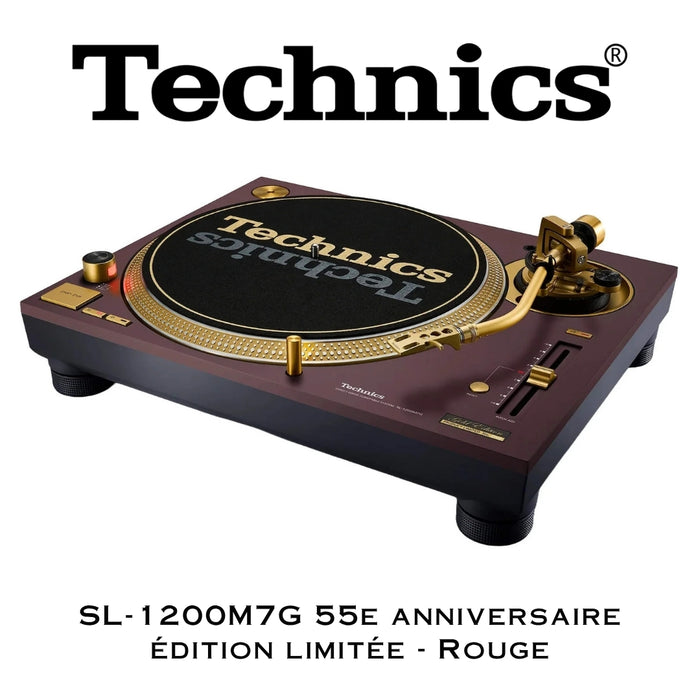 Technics SL-1200M7G 55e Anniversaire Édition limitée | Table tournante à entraînement direct iconique (Précommande. Disponible le 18 octobre)