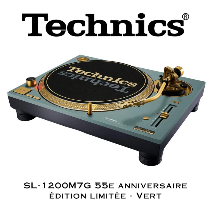 Technics SL-1200M7G 55e Anniversaire Édition limitée | Table tournante à entraînement direct iconique (Précommande. Disponible le 18 octobre)