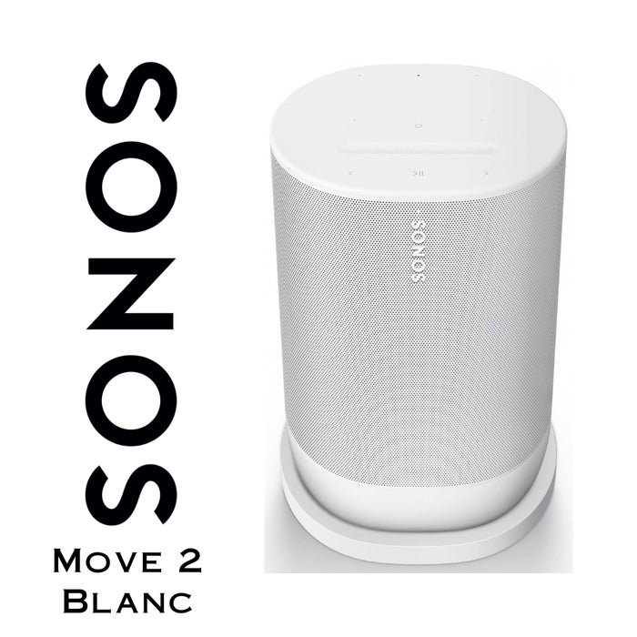 Sonos Move 2 - Enceinte portable sans fil Bluetooth et Wi-Fi