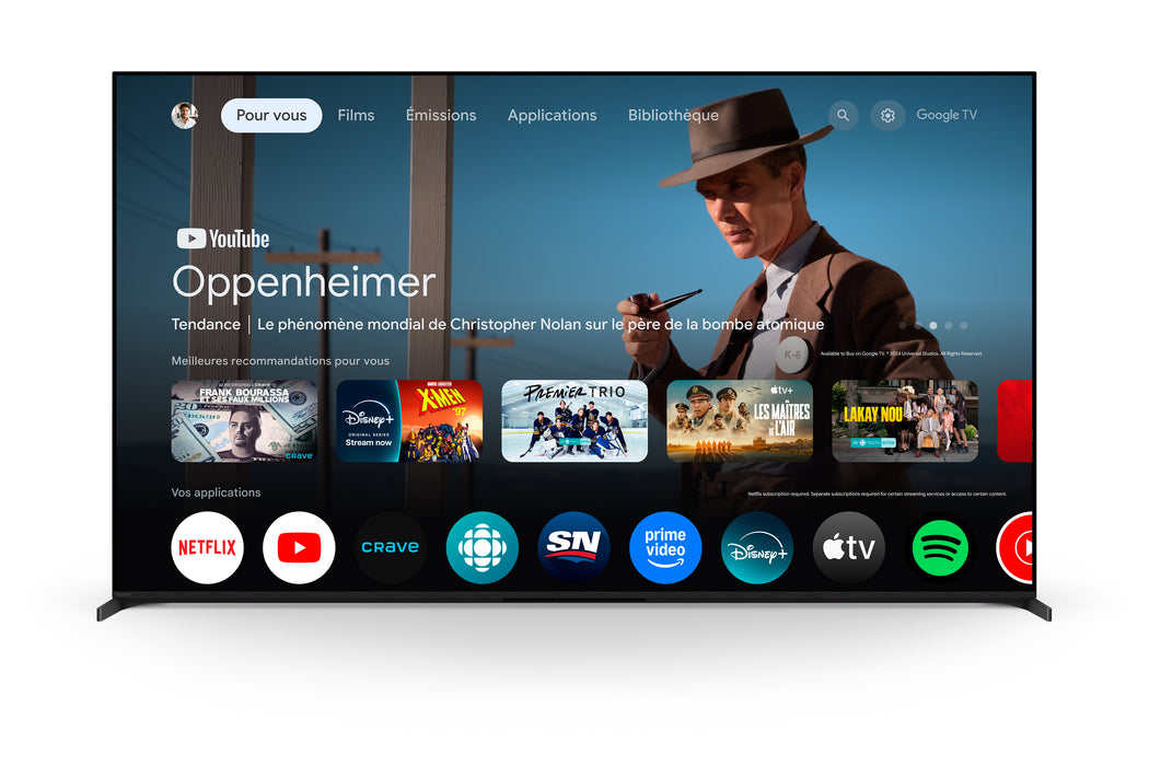 Sony BRAVIA 8 II : téléviseur QD-OLED 4K