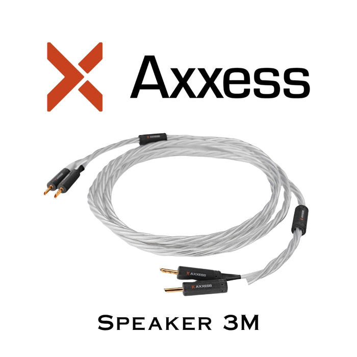 Axxess Speaker Cables | Câbles à haut-parleurs haute-fidélité prémontés (Bananes)