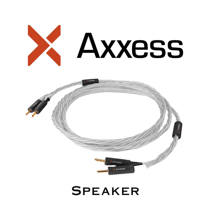 Axxess Speaker Cables | Câbles à haut-parleurs haute-fidélité prémontés (Bananes)