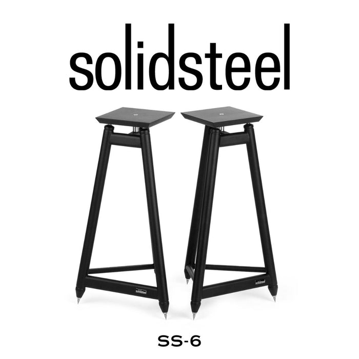 SolidSteel SS6 - Supports pour enceintes étagère 25'' haut