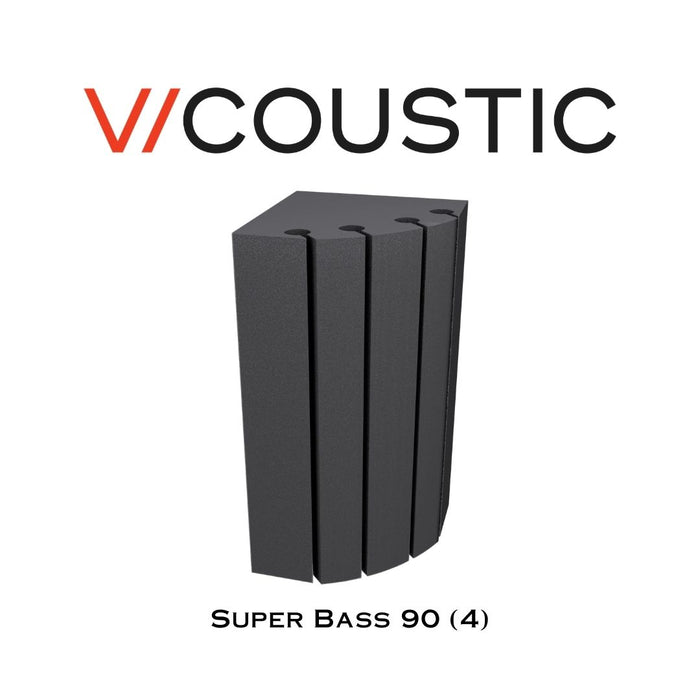 Vicoustic Super Bass 90 | Absorbeurs de basses fréquences (4 Unités)