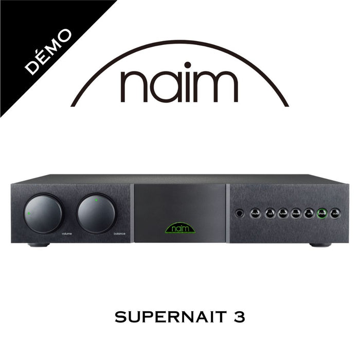 NAIM SUPERNAIT 3 - Amplificateur stéréo intégré 80W/C, Phono (Démonstrateur)