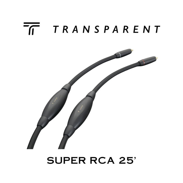 Transparent SUPER RCA | Câbles Interconnexion RCA-RCA (Paire)