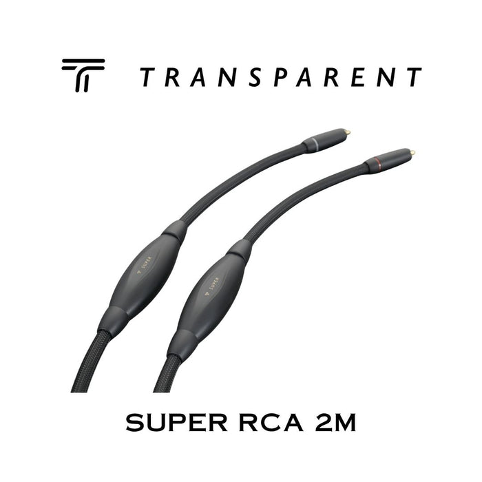 Transparent SUPER RCA | Câbles Interconnexion RCA-RCA (Paire)