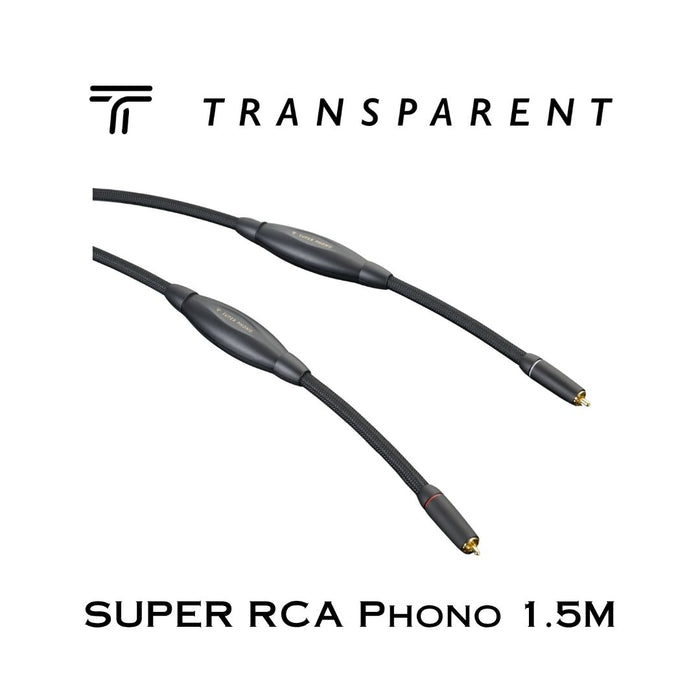 Transparent Super RCA Phono | Câble d'interconnexion RCA pour table tournante