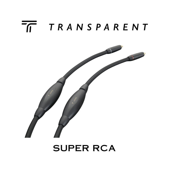 Transparent SUPER RCA | Câbles Interconnexion RCA-RCA (Paire)