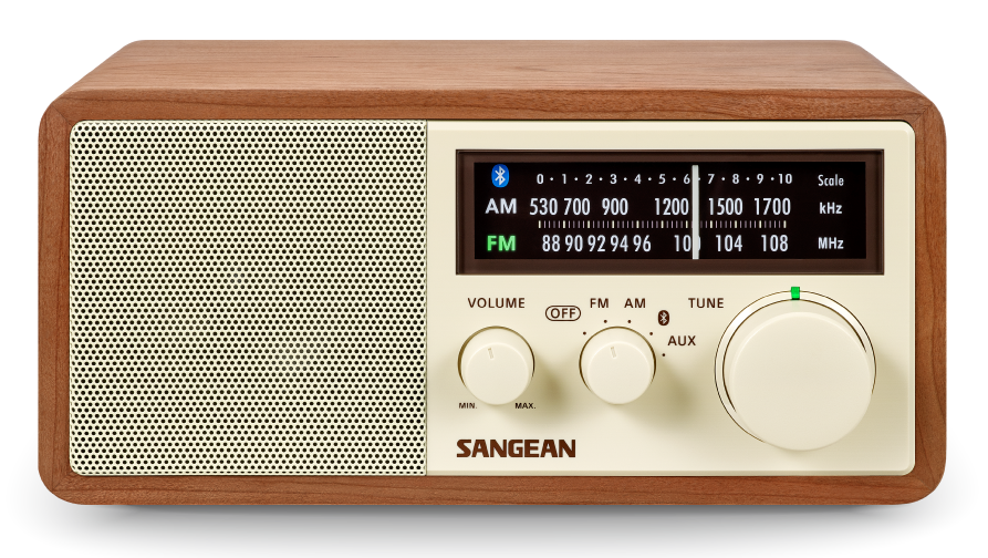 SANGEAN WR-16 | Radio de table AM / FM / AUX / Bluetooth noyer