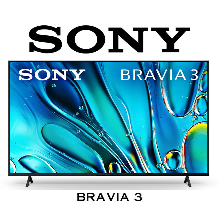 Sony BRAVIA 3 | Téléviseur 4K, Ultra-HD, HDR, Google TV