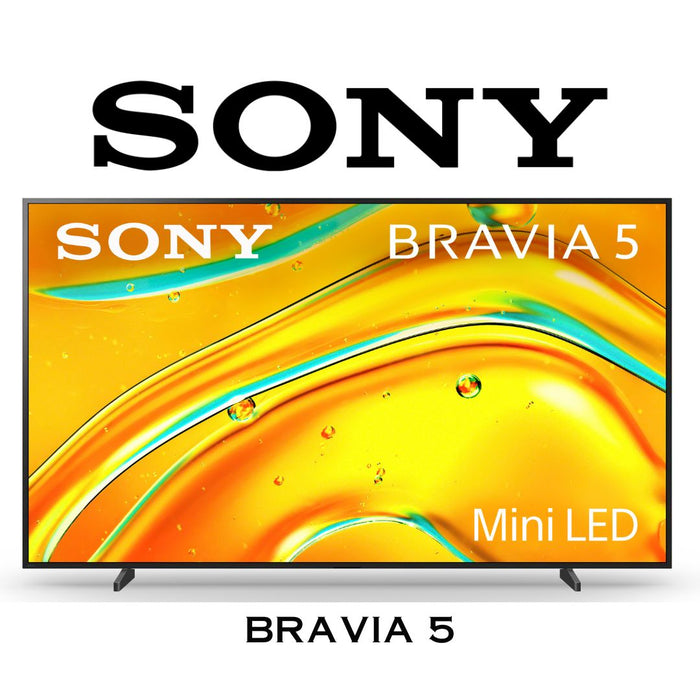 Sony BRAVIA 5 | Téléviseurs 4K MiniDel, HDR, 120Hz, Google TV