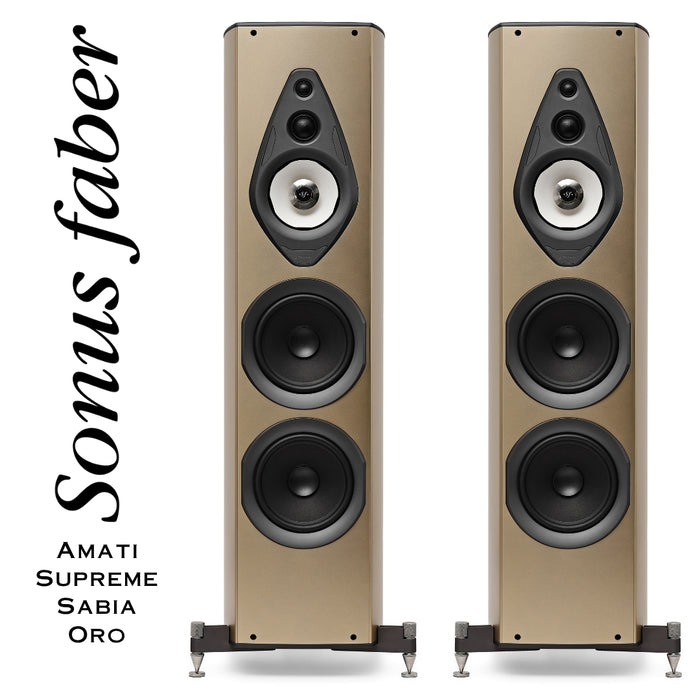 Sonus Faber Amati Supreme | Enceintes colonnes audiophiles de référence 4,5 voies (Paire)