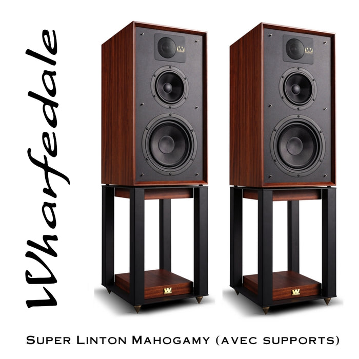 Wharfedale SUPER LINTON | Enceintes acoustiques 3 voies avec supports