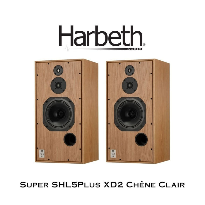 Harbeth Super SHL5Plus XD2 | Enceintes acoustiques d'étagère 3 voies (La paire)