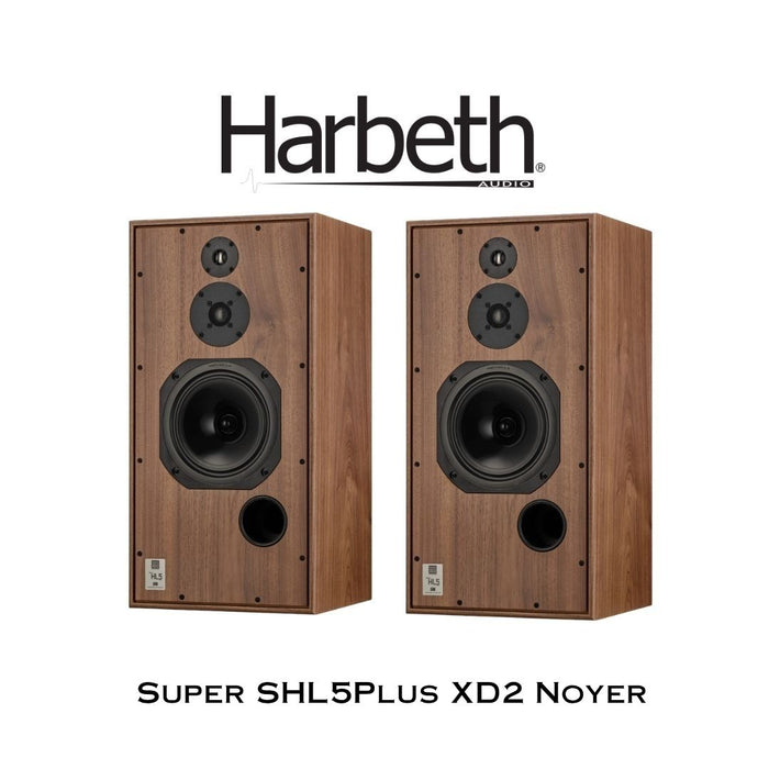 Harbeth Super SHL5Plus XD2 | Enceintes acoustiques d'étagère 3 voies (La paire)