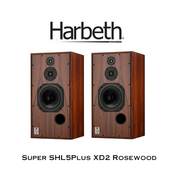 Harbeth Super SHL5Plus XD2 | Enceintes acoustiques d'étagère 3 voies (La paire)