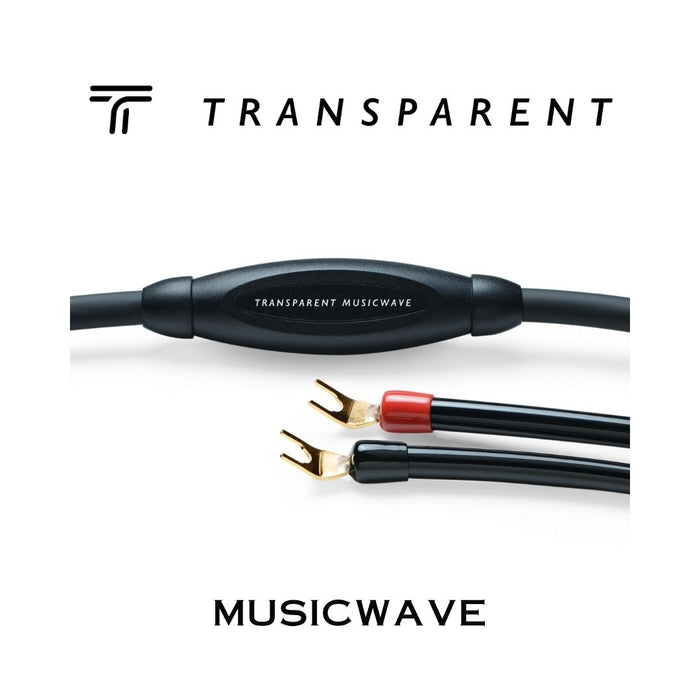 Transparent MUSIKWAVE | Câbles à haut-parleurs Fourchettes ou Bananes