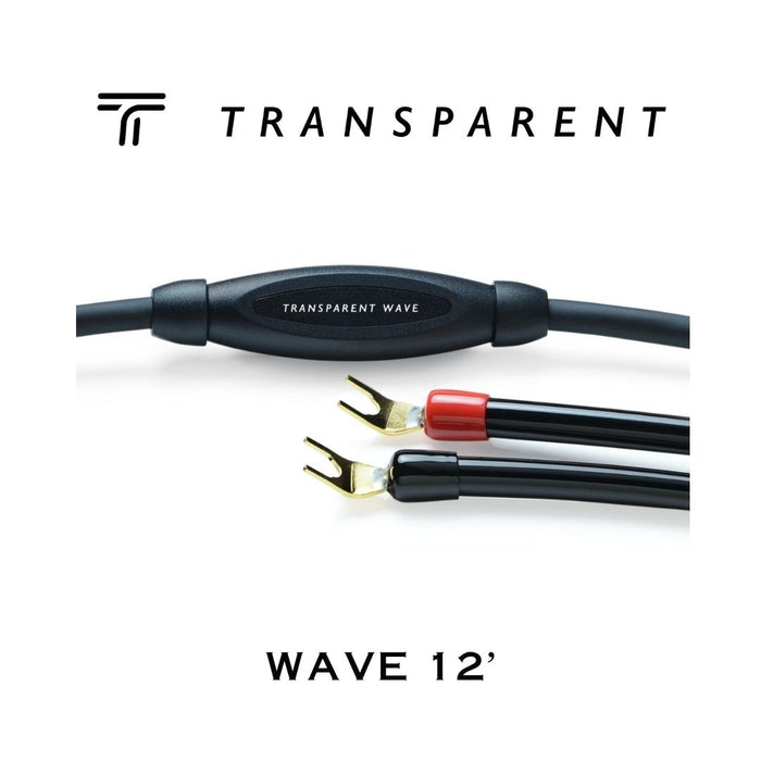 Transparent WAVE | Câbles à haut-parleurs Fourchettes ou Bananes