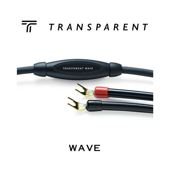 Transparent WAVE | Câbles à haut-parleurs Fourchettes ou Bananes