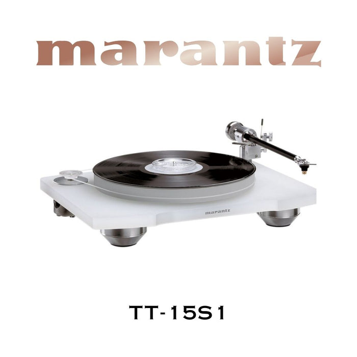 Marantz TT15S1 - Table tournante à entraînement par courroie + cartouche Clearaudio Virtuoso