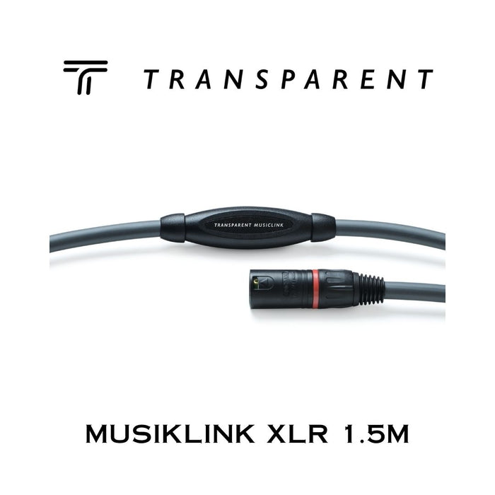 Transparent MUSICLINK XLR Balanced | Câbles Interconnexion XLR (Paire)