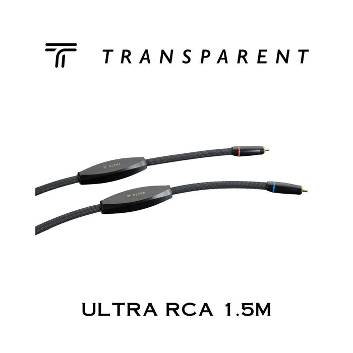 Transparent ULTRA RCA | Câbles Interconnexion RCA-RCA (Paire)