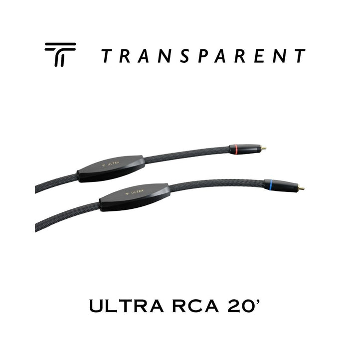 Transparent ULTRA RCA | Câbles Interconnexion RCA-RCA (Paire)