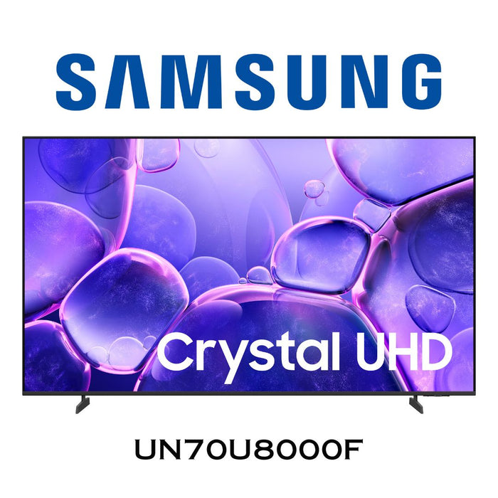 Samsung UN70U8000F | Téléviseur 70'' HDR, Processeur Crystal 4K, UHD Dimming