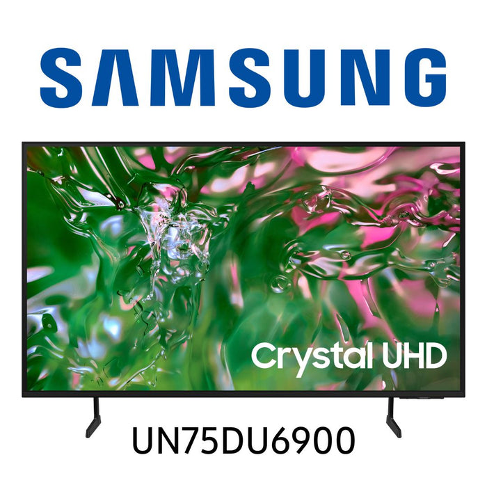 Samsung UN75DU6900 - 75'' Crystal UHD 4K Tizen OS TV 60Hz