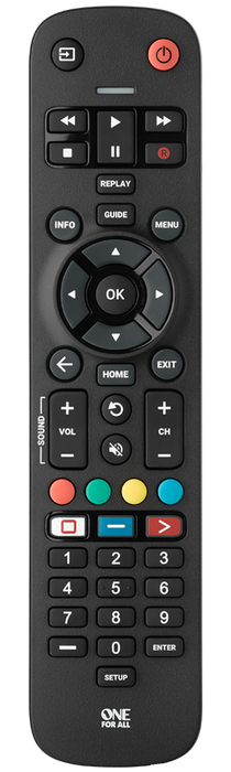 ONE FOR ALL URC3610 | Télécommande universelle pour téléviseur LED, OLED, QLED