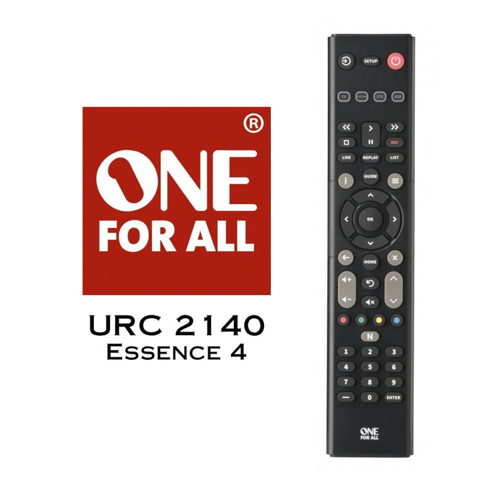 URC2140 Essence 4 | Télécommande universelle contrôlant 4 appareils différents