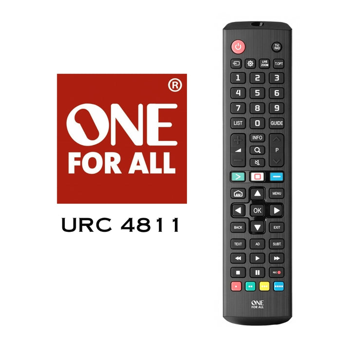 ONE FOR ALL URC4811 | Télécommande de remplacement pour téléviseur LG
