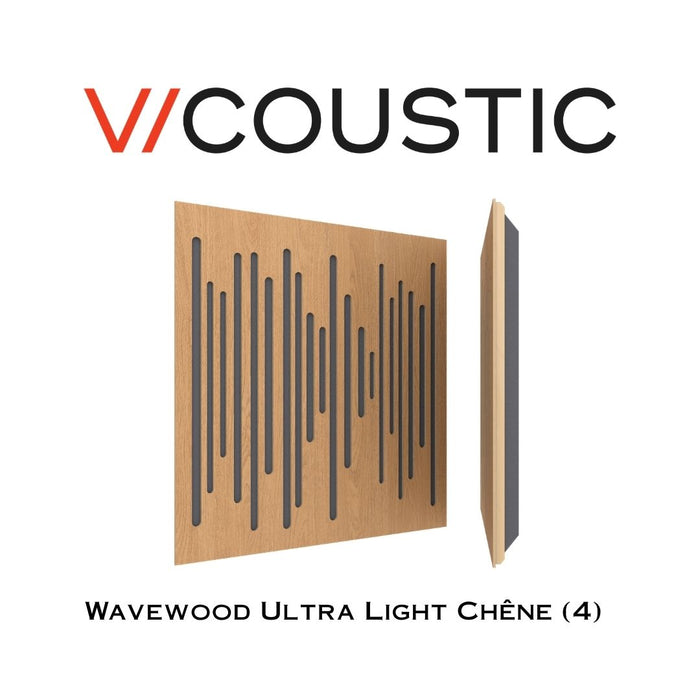 Vicoustic WaveWood Ultra Light - Absorbeurs acoustiques (4 Unités)