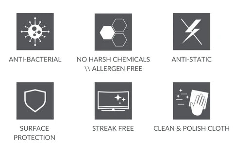 AUSTERE V Series Clean & Protect | Nettoyeur pour téléviseurs, écrans ou moniteurs