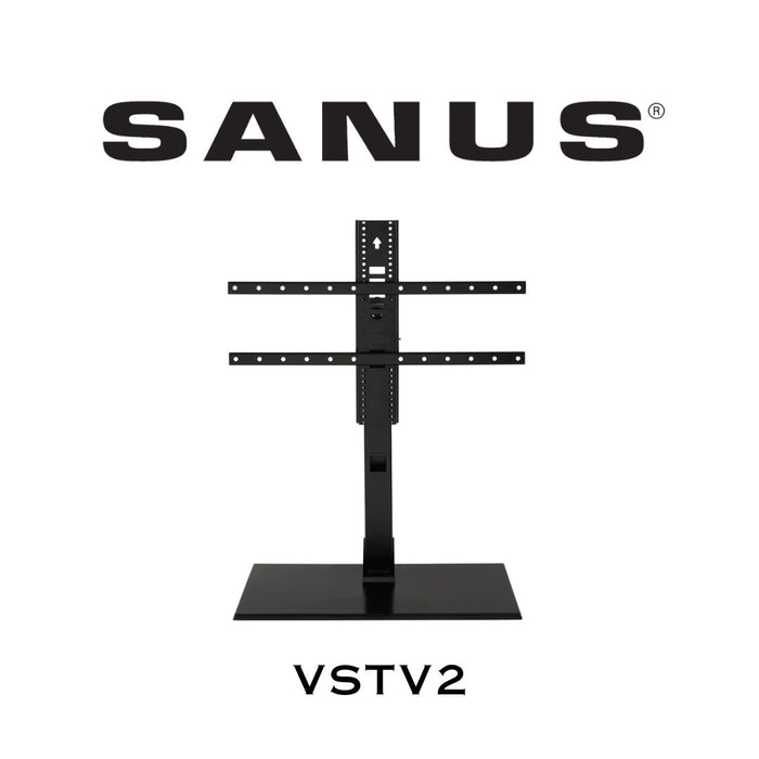 SANUS VSTV2 - Support de téléviseur sur pied pivotant pour téléviseur de 40'' à 86'', max 125lb