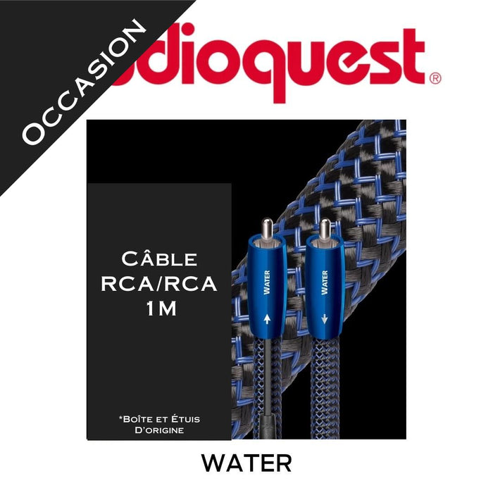 AudioQuest Water (Occasion) - Câbles RCA/RCA mâle comme neuf (paire)