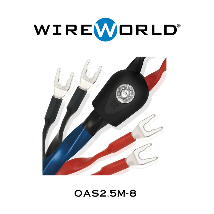 Wireworld OAS2.5M-8 - Câble à haut-parleurs 2.5M (paire)