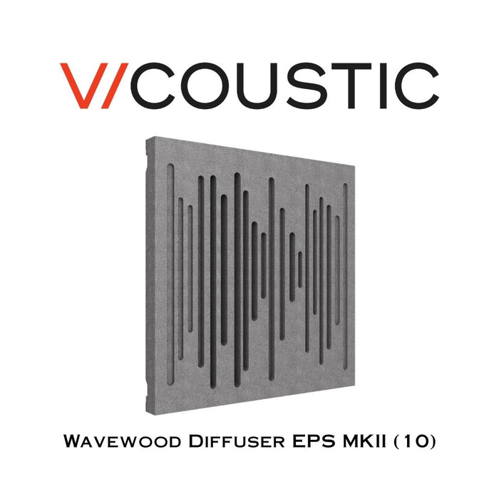 Vicoustic Wavewood Diffuser EPS MKII | Panneau acoustique diffuseur (10 Unités)