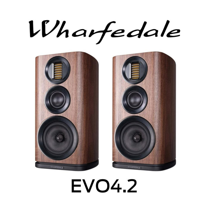 Wharfedale EVO4.2 - Enceintes d'étagères haute précision (la paire)