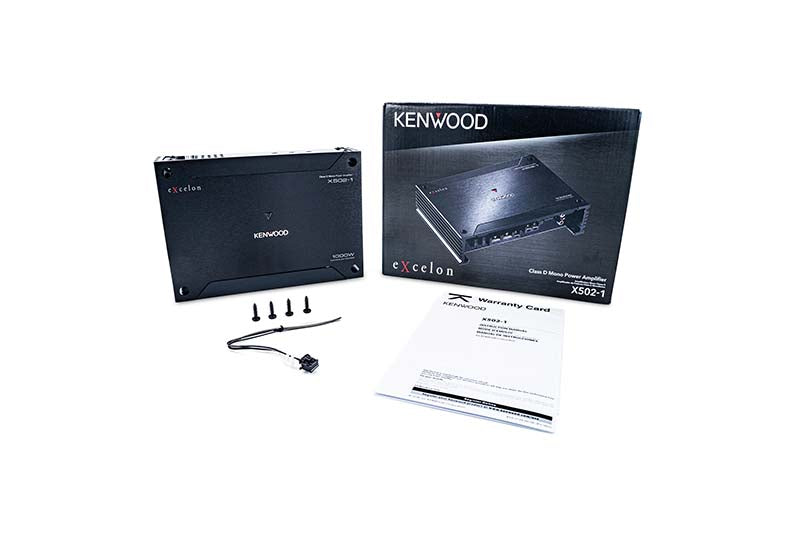KENWOOD X502-1 | Amplificateur d'auto Mono Classe D 1000W