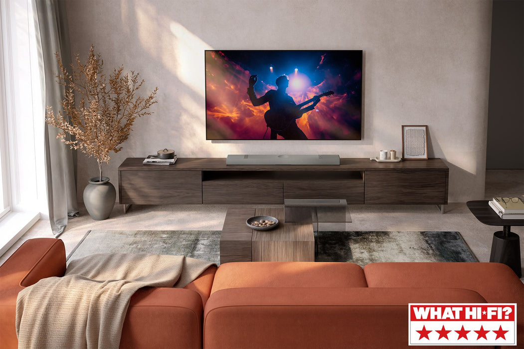 KEF XIO - Barre de son  5.1.2, Dolby Atmos, Wi-Fi, Bluetooth, son Hi-Fi immersif