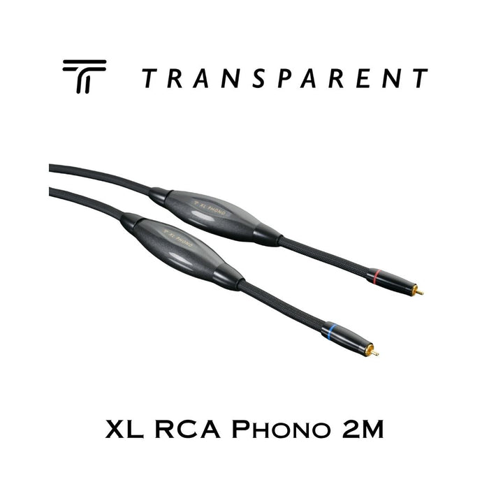 Transparent XL RCA Phono | Câble d'interconnexion RCA pour table tournante