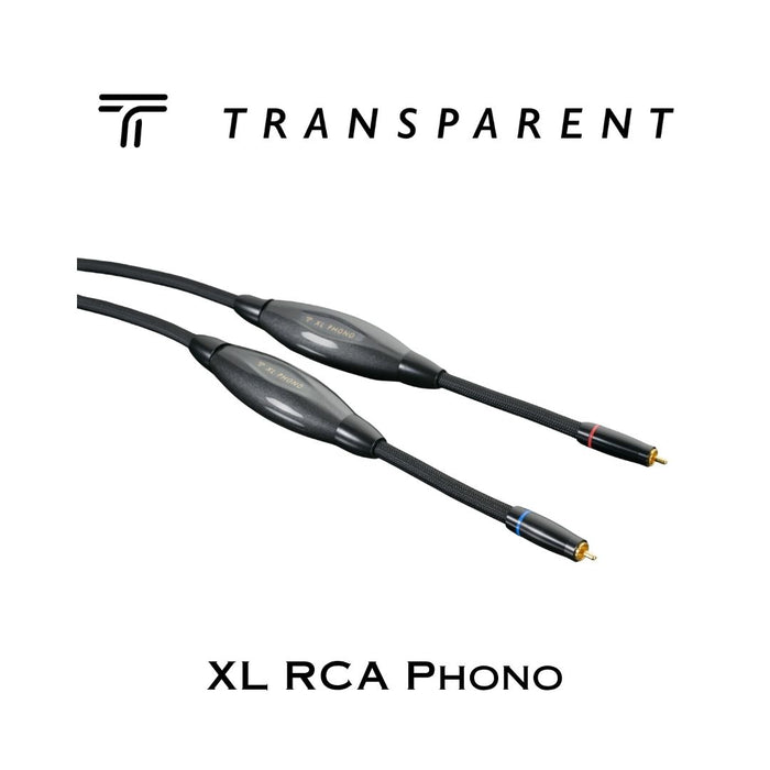 Transparent XL RCA Phono | Câble d'interconnexion RCA pour table tournante
