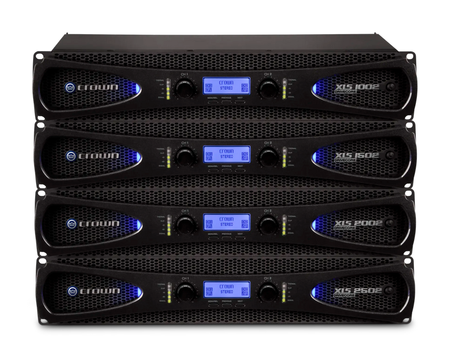 Crown XLS 1502 | Amplificateur de puissance à deux canaux, 525 W à 4 Ω