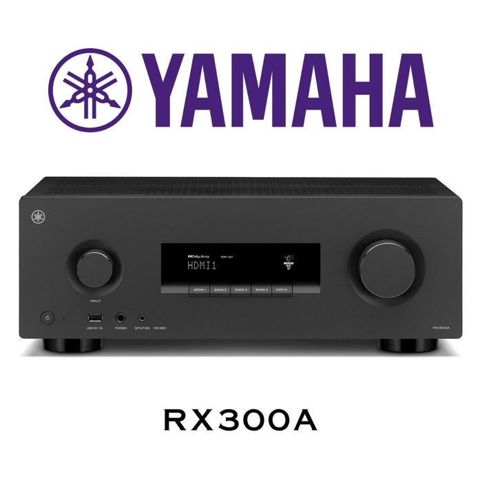YAMAHA RX300A | Récepteur cinéma-maison 70W, 5 Canaux, 8K, Dolby Atmos