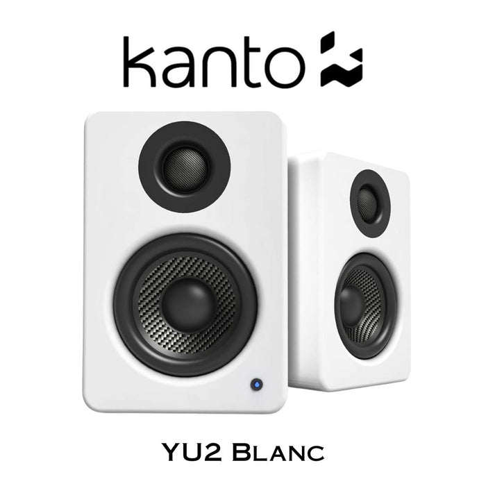 Kanto YU2 - Haut-parleurs de bureau amplifiés 25 Watts Canal