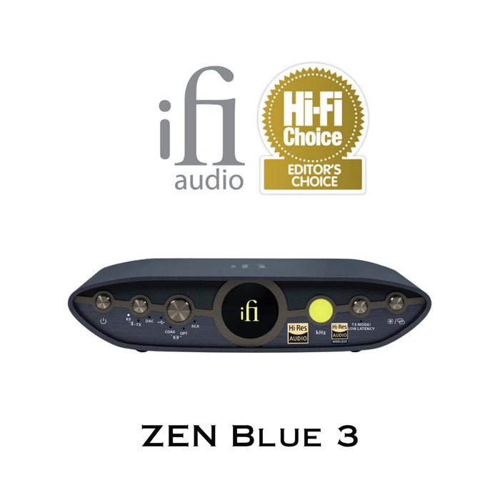 iFi Audio ZEN BLUE 3 | DAC Hi-Res avec récepteur/émetteur Bluetooth