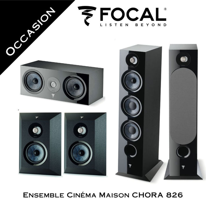 Ensemble Cinéma maison Focal Chora d'occasion (Noir)