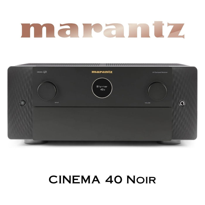 Marantz Cinema 40 - Récepteur cinéma maison 9.4, 8K, 125w, 9 canaux amplifiés, Dolby Atmos, DTS:X